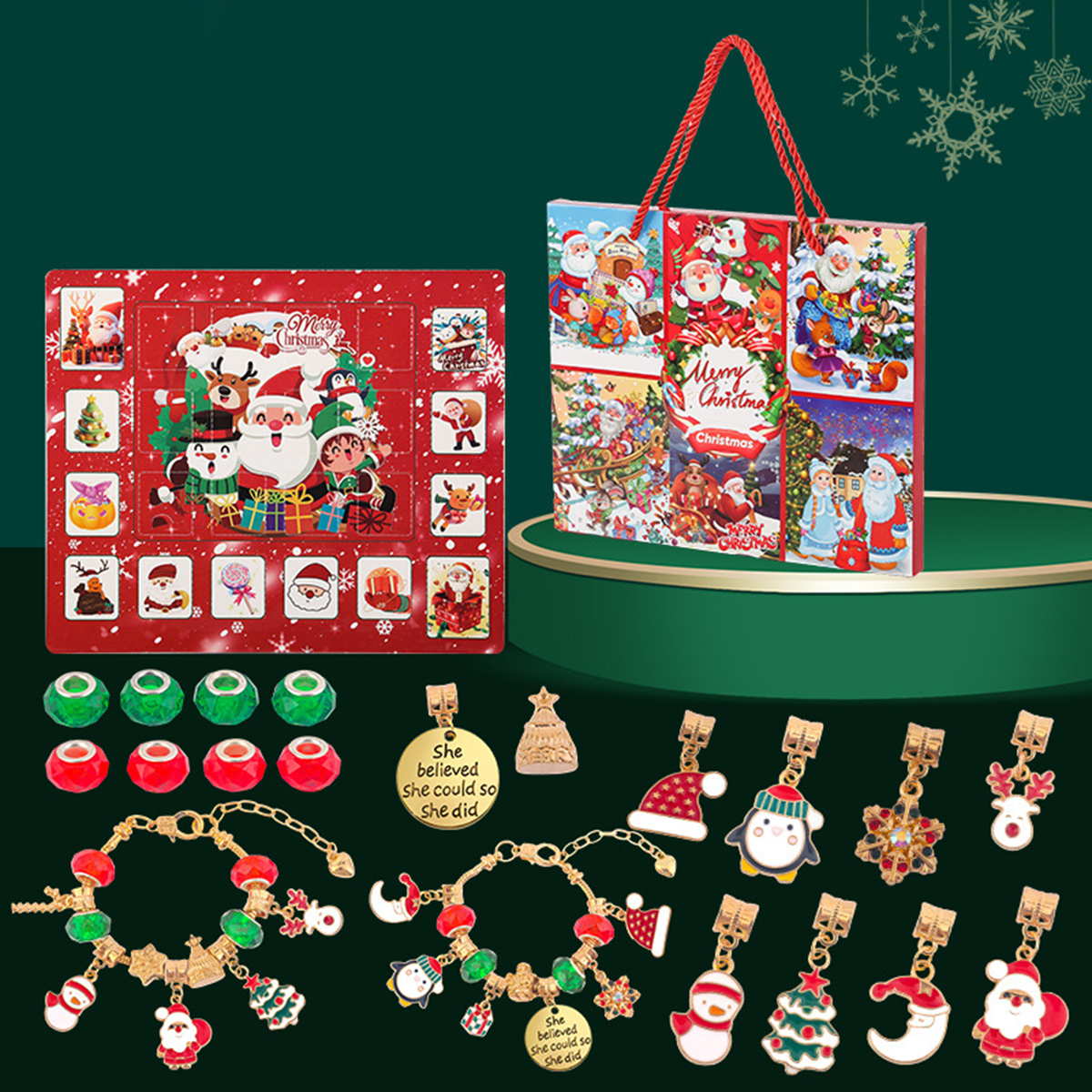 ❤Hot Sale❤ - Christmas Advent Bracelet DIY Set🌟