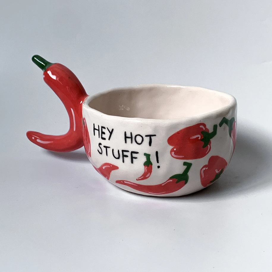 🌶️Chili & Banana🍌Handmade Ceramic Mug