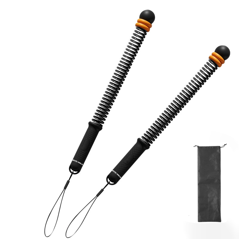 2-Pack Ropeless Battle Ropes | Quiet Space-Saving Home Gym Training (With Storage Bag)