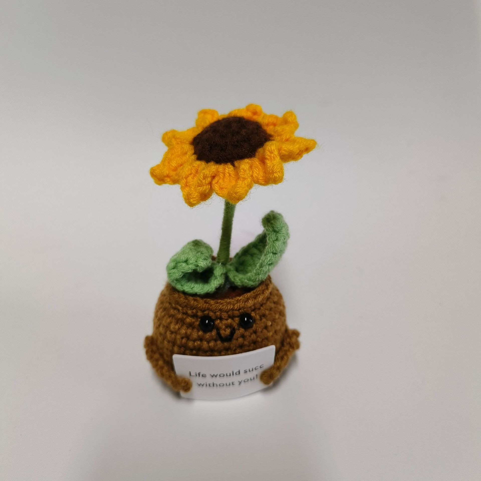 🌵Handmade Cactus With Positive Quote