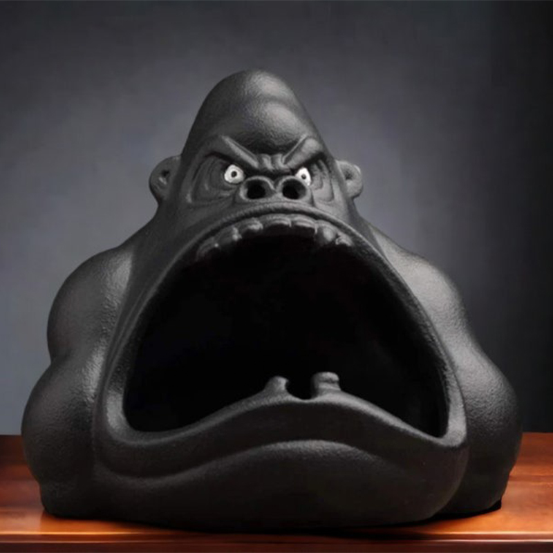 🦍Cartoon Big Mouth Gorilla Ashtray🔥