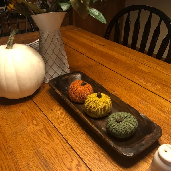 🍁Early Festival 49%OFF🍁 Knit Pumpkins Set of 3