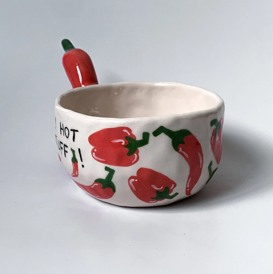 🌶️Chili & Banana🍌Handmade Ceramic Mug