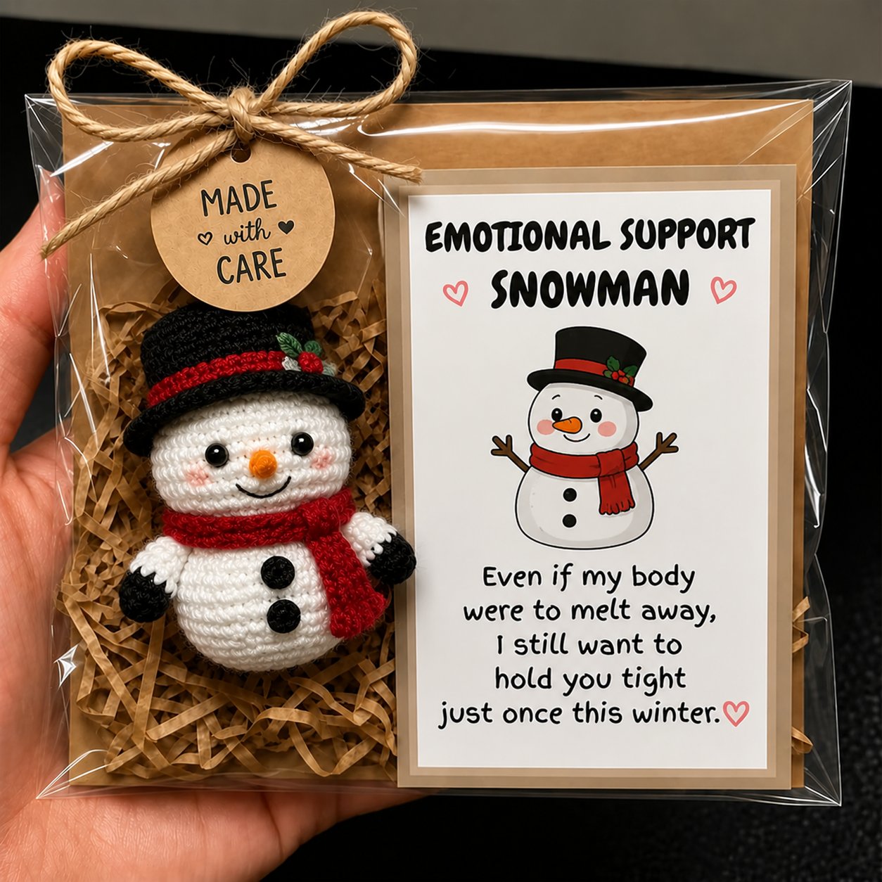 🎁💕 Handmade Christmas Therapy Plush Crew🎄✨
