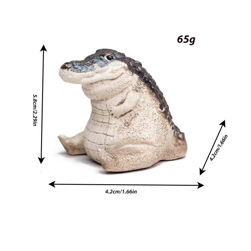🐊Funny Crocodile Figurine Statue✨