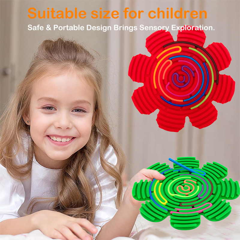 🔥Christmas Hot Sale--Children's DIY Educational Silicone Board Toys🎨