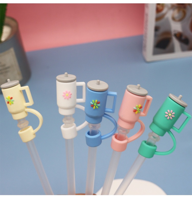 🥤Buy 3 Get 1 Free🥤Silicone Mini Cup Straw Covers Cap