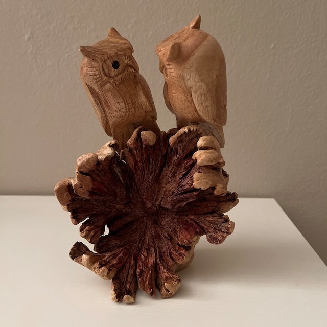 🦉Wooden Owl Handmade Deco