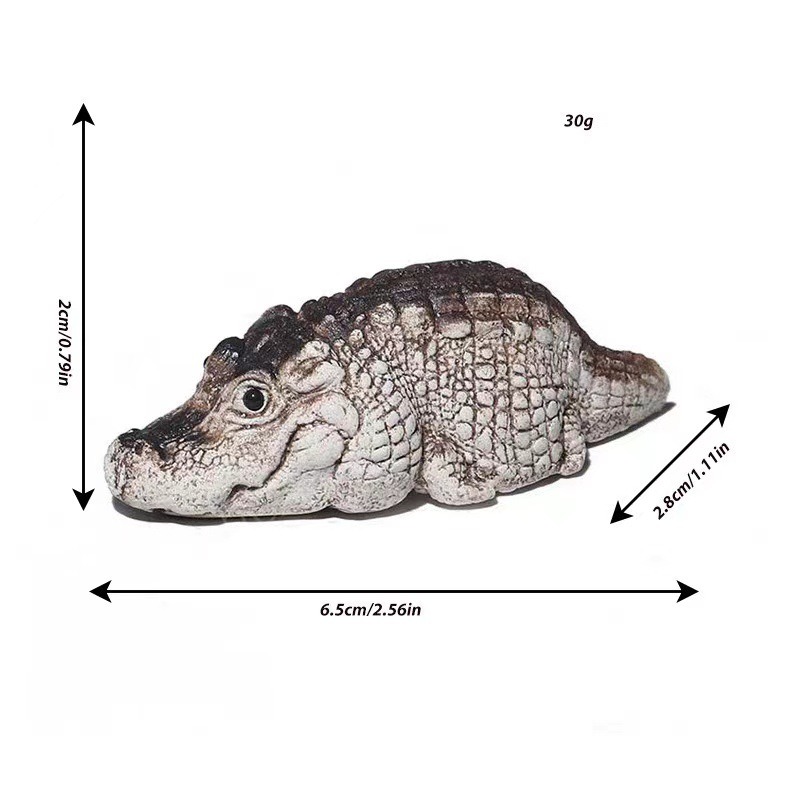 🐊Funny Crocodile Figurine Statue✨