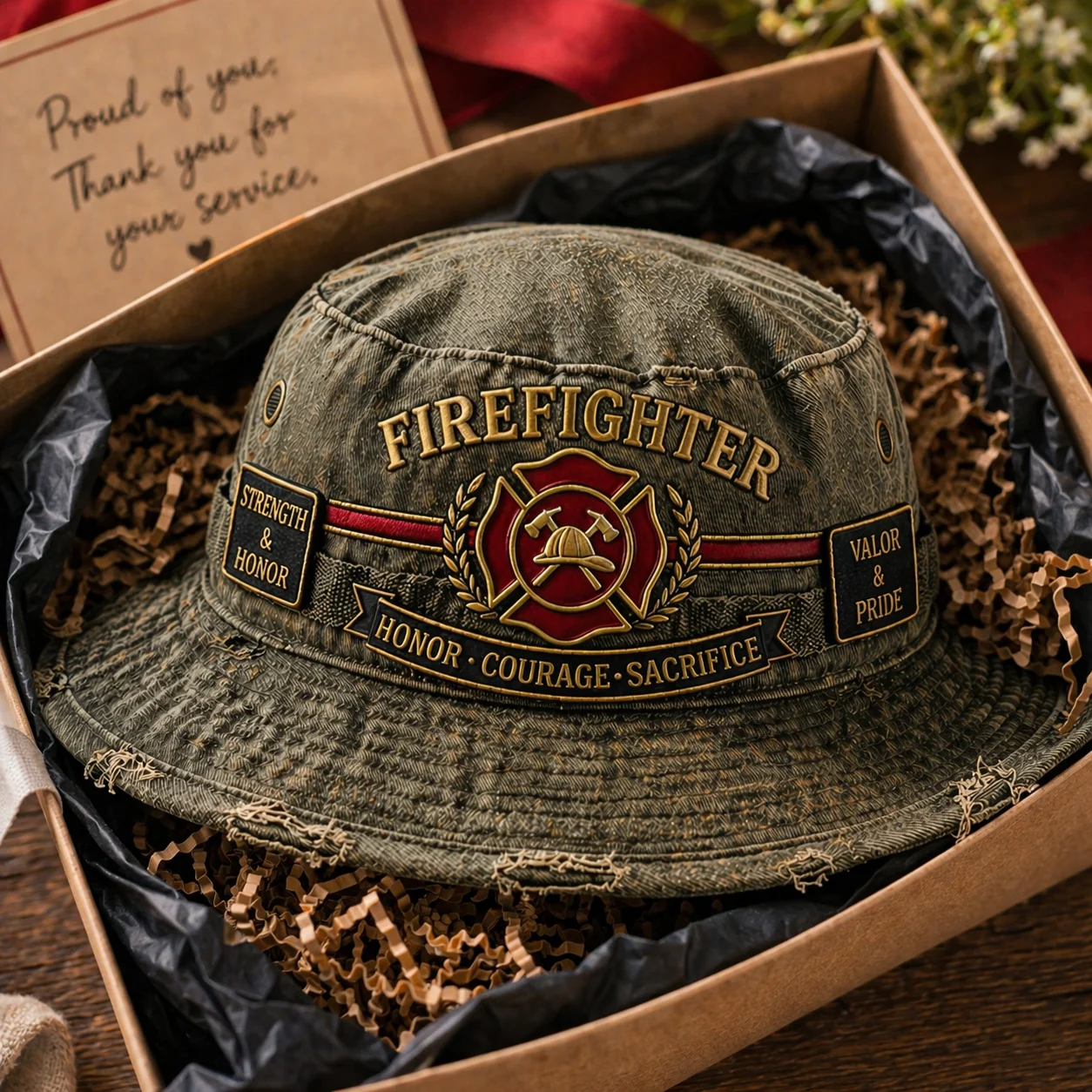🚒🥇For Those Who Run In – Firefighter Boonie Hat