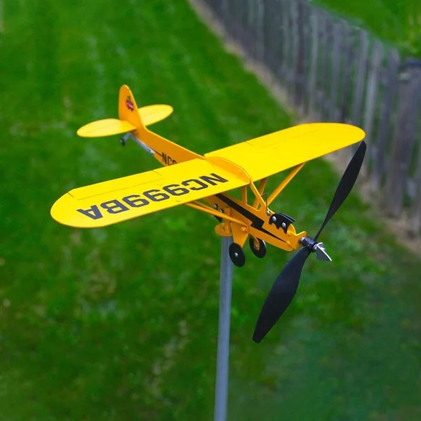 ✈️Piper J3 Cub Airplane Weathervane