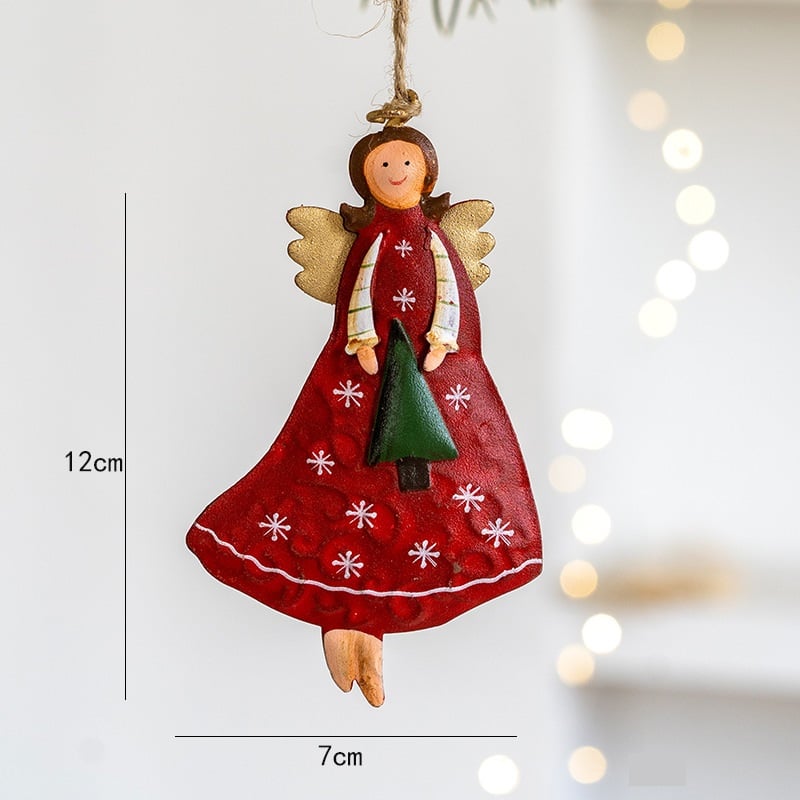 🔥Hot Sale 49% OFF-Retro Iron Art Christmas Angel Decoration