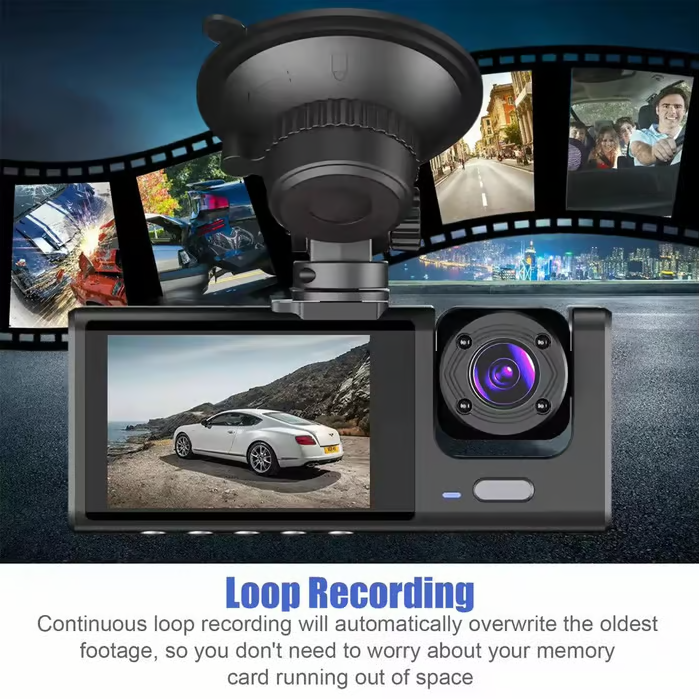 🔥Hot Sale 49%OFF🔥 3 Lens Dash Cam