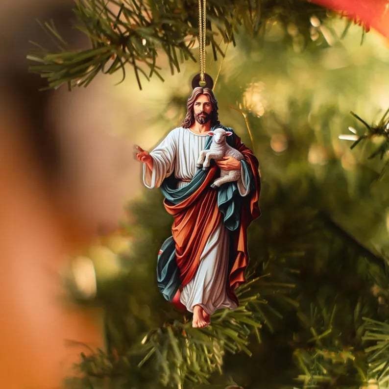 🎅Early Christmas 49%OFF🎅 Jesus Hugs Animals Christmas Ornaments