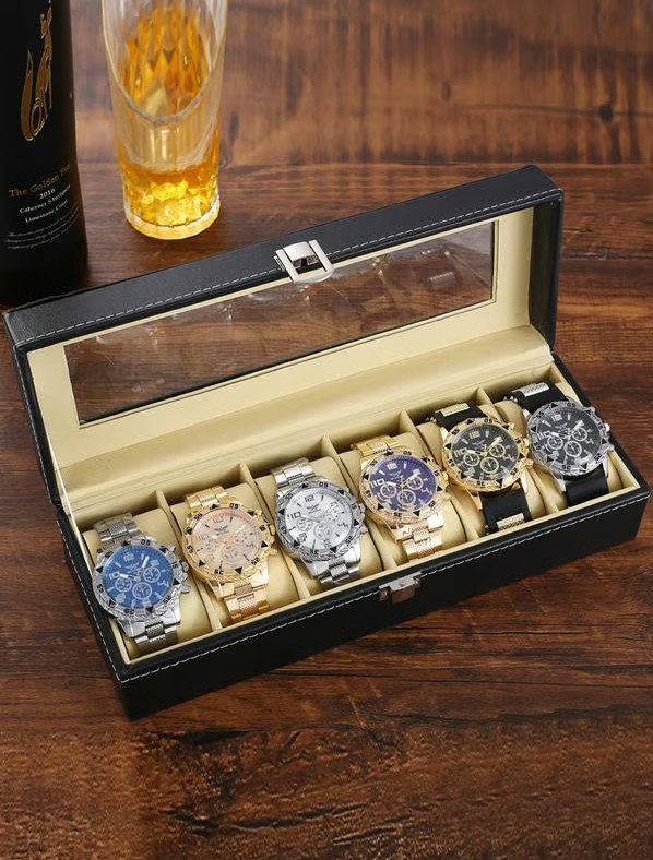 🗃️Leather Watch Storage Case