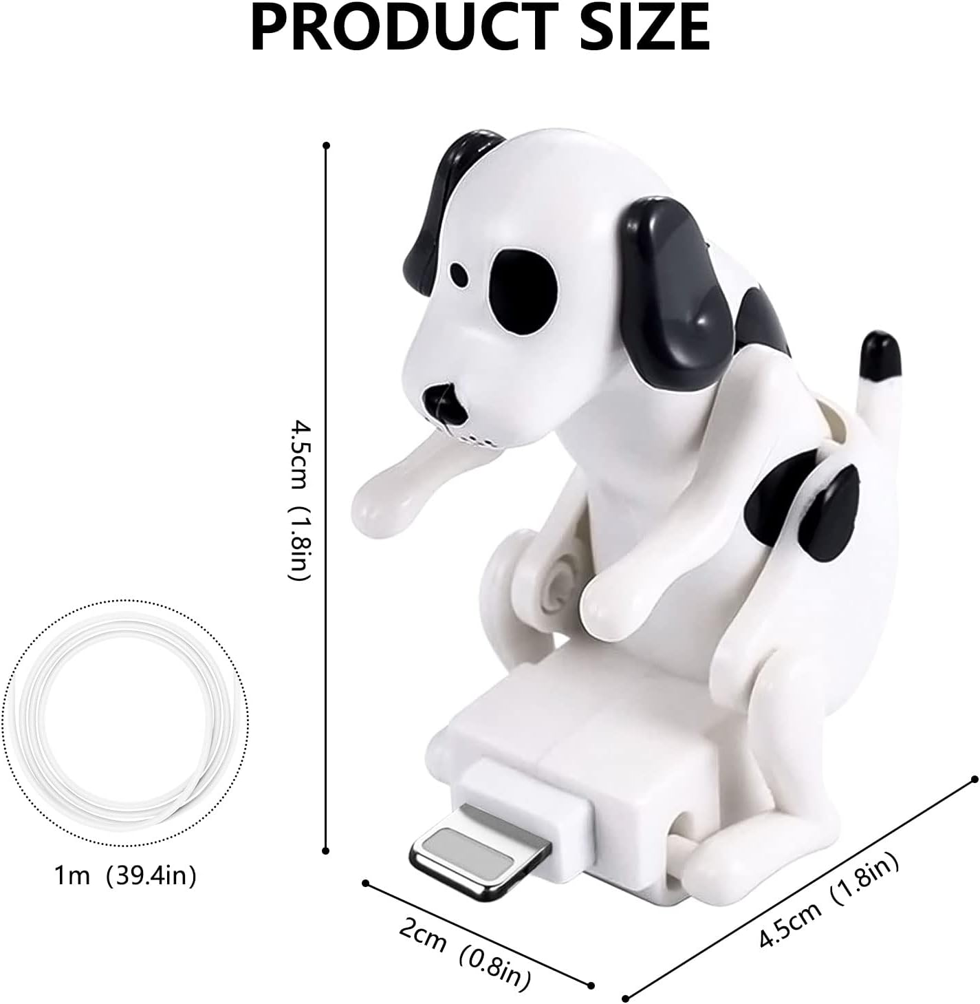 Funny Dog Fast Charger Cable | USB for iPhone & Type-C Phones