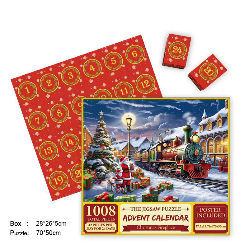 🎄Christmas Advent Calendar Jigsaw Puzzle - Buy 2 Free Shipping