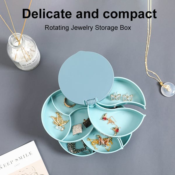 💖4 Layers Rotatable Jewelry Storage Box