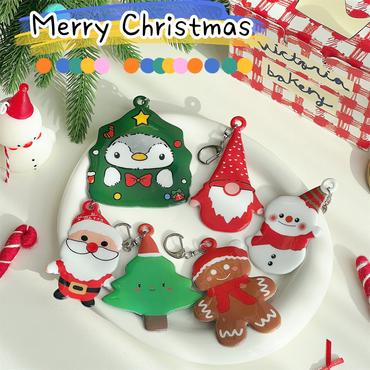 🎄Christmas keychain pendant🔗