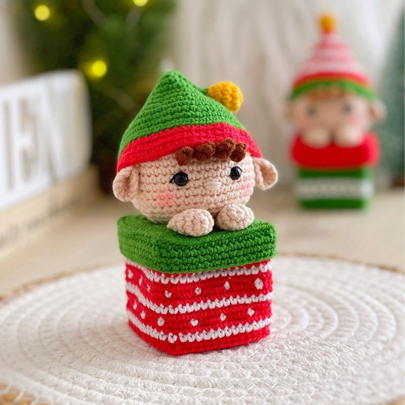 🎁Christmas Crochet Gift Box✨