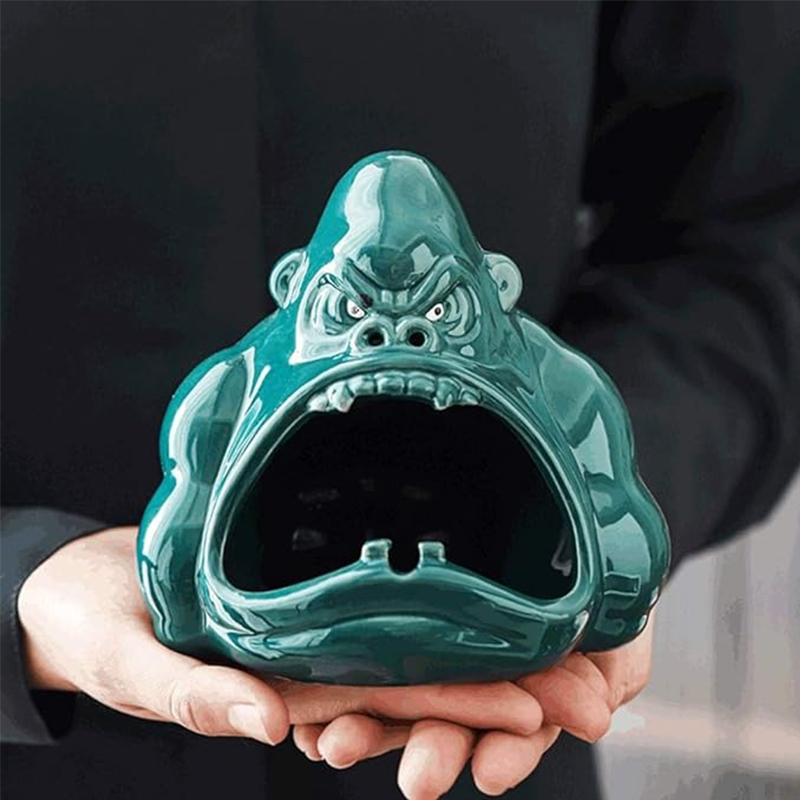 🦍Cartoon Big Mouth Gorilla Ashtray🔥
