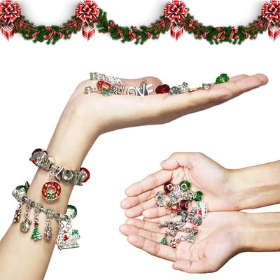 Hot Sale 75% OFF---24 Pcs DIY Christmas Advent Calendar Bracelets Set