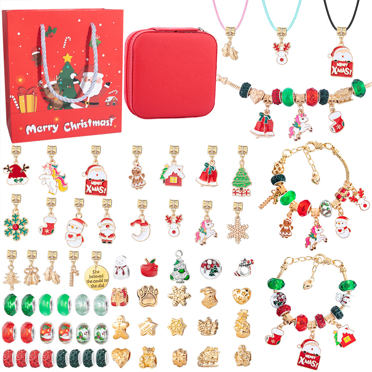 ❤Hot Sale❤ - Christmas Advent Bracelet DIY Set🌟