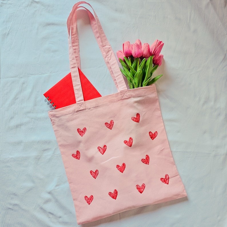 💗Red Heart Tote Bag✨