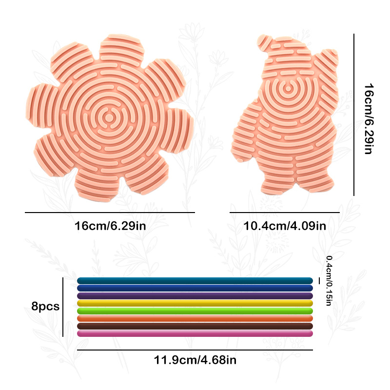 🔥Christmas Hot Sale--Children's DIY Educational Silicone Board Toys🎨