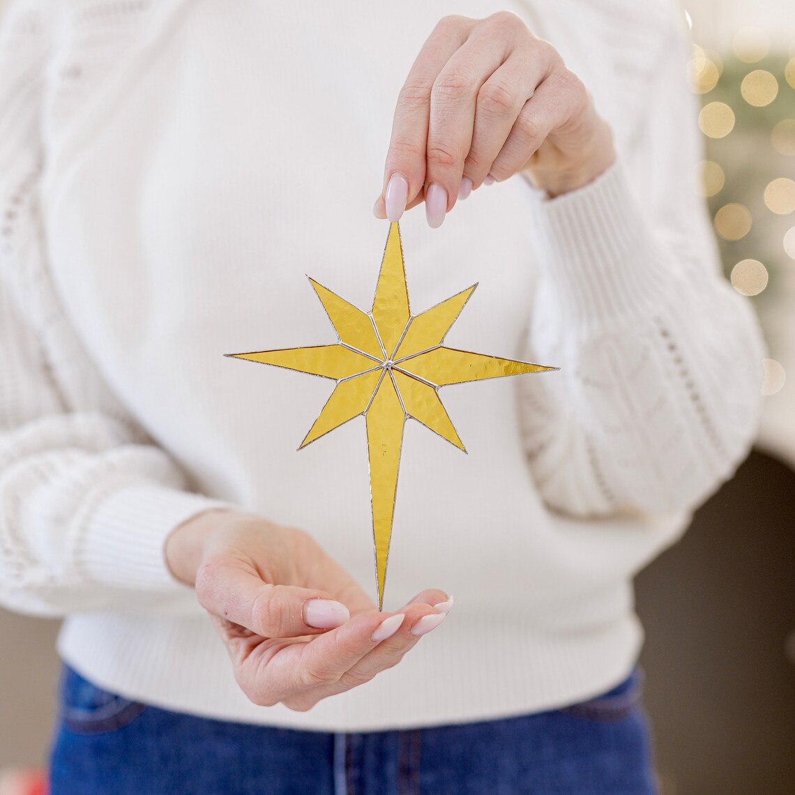 🎅Early Christmas 49%OFF🎅 Stained glass Christmas star decorations