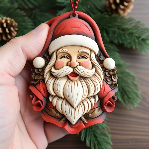 🎅Vintage Santa Claus Pendant