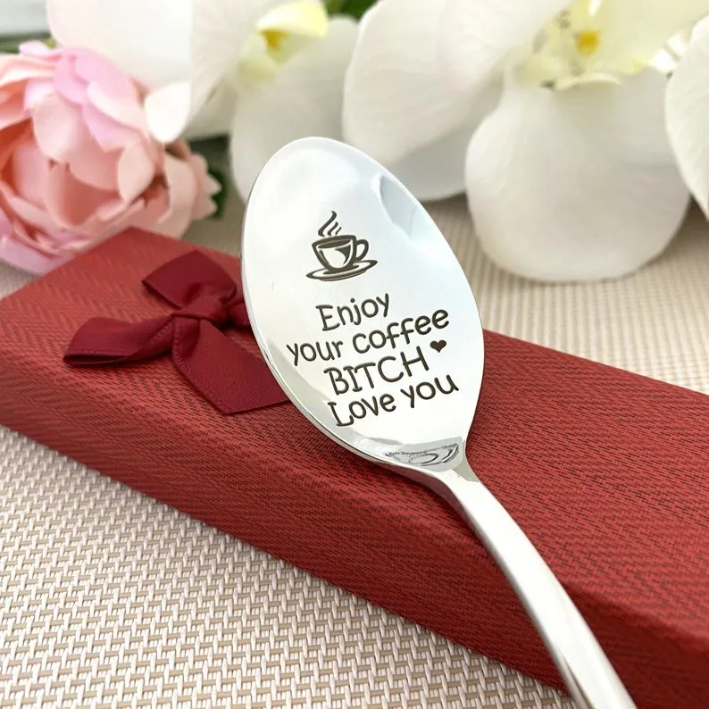 ✨BUY 3 GET 1 FREE - Funny Friendship Coffee Spoon Gift