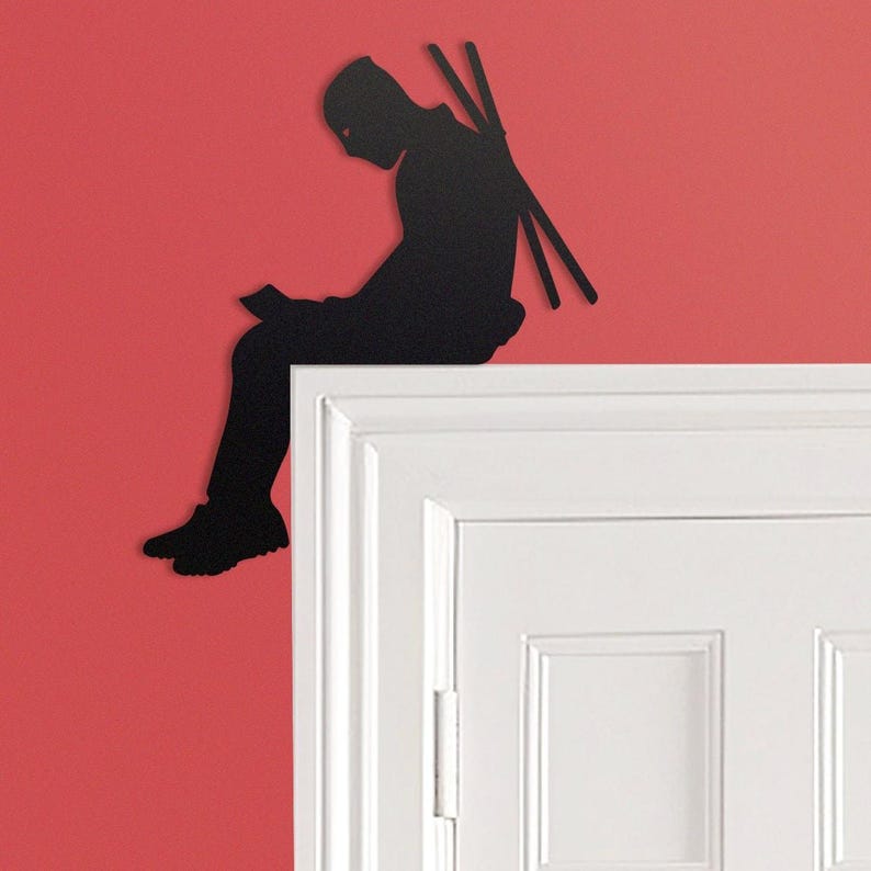 Deadpool Door Frame Topper Metal