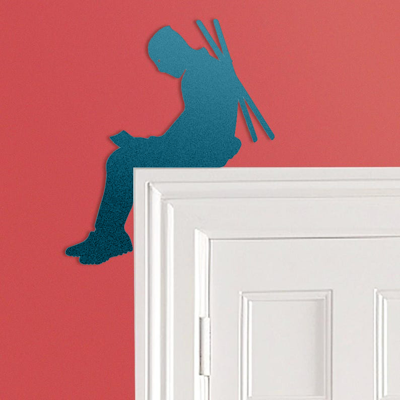 Deadpool Door Frame Topper Metal