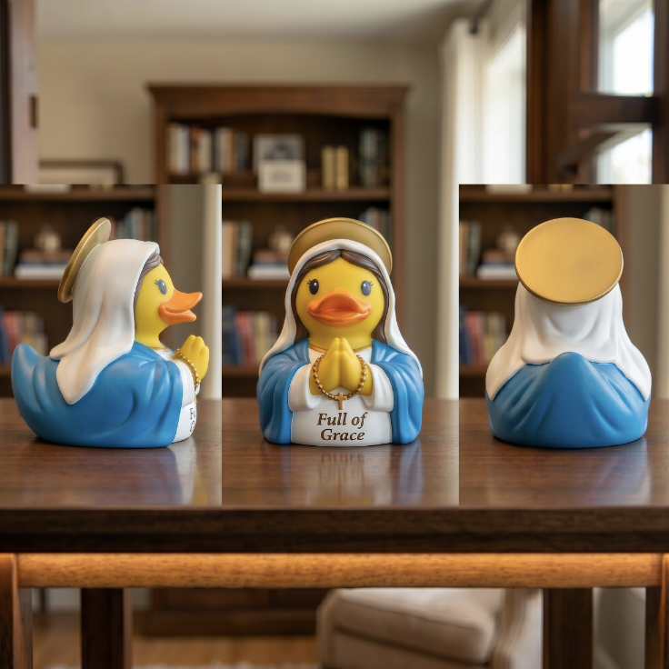 Jesus Duck Figurine – A Heartwarming Reminder of Faith, Hope & God's Presence