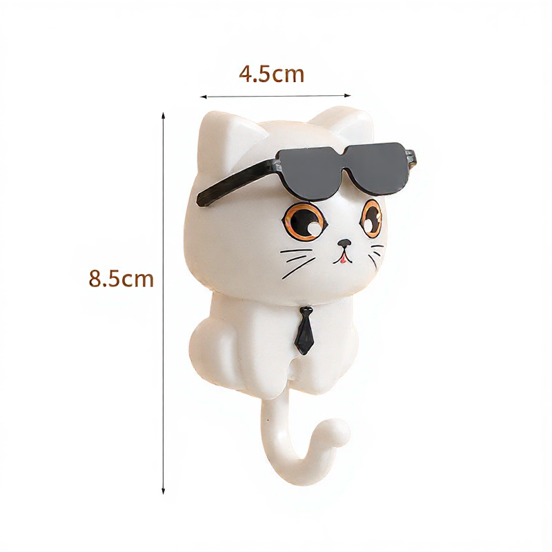 Sunglasses Cat Key Hook (4PCS)