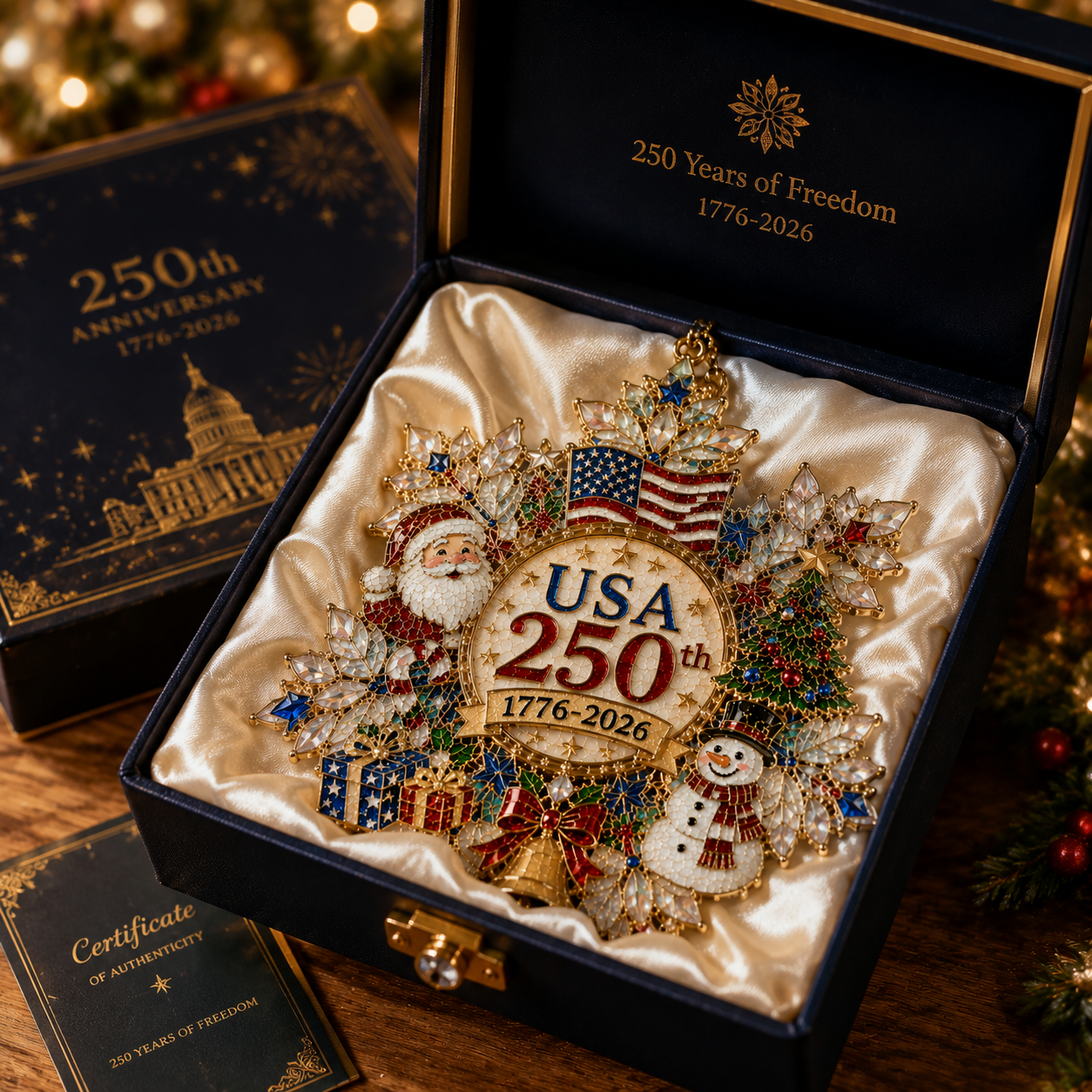🔥Snowflake Christmas tree ornament