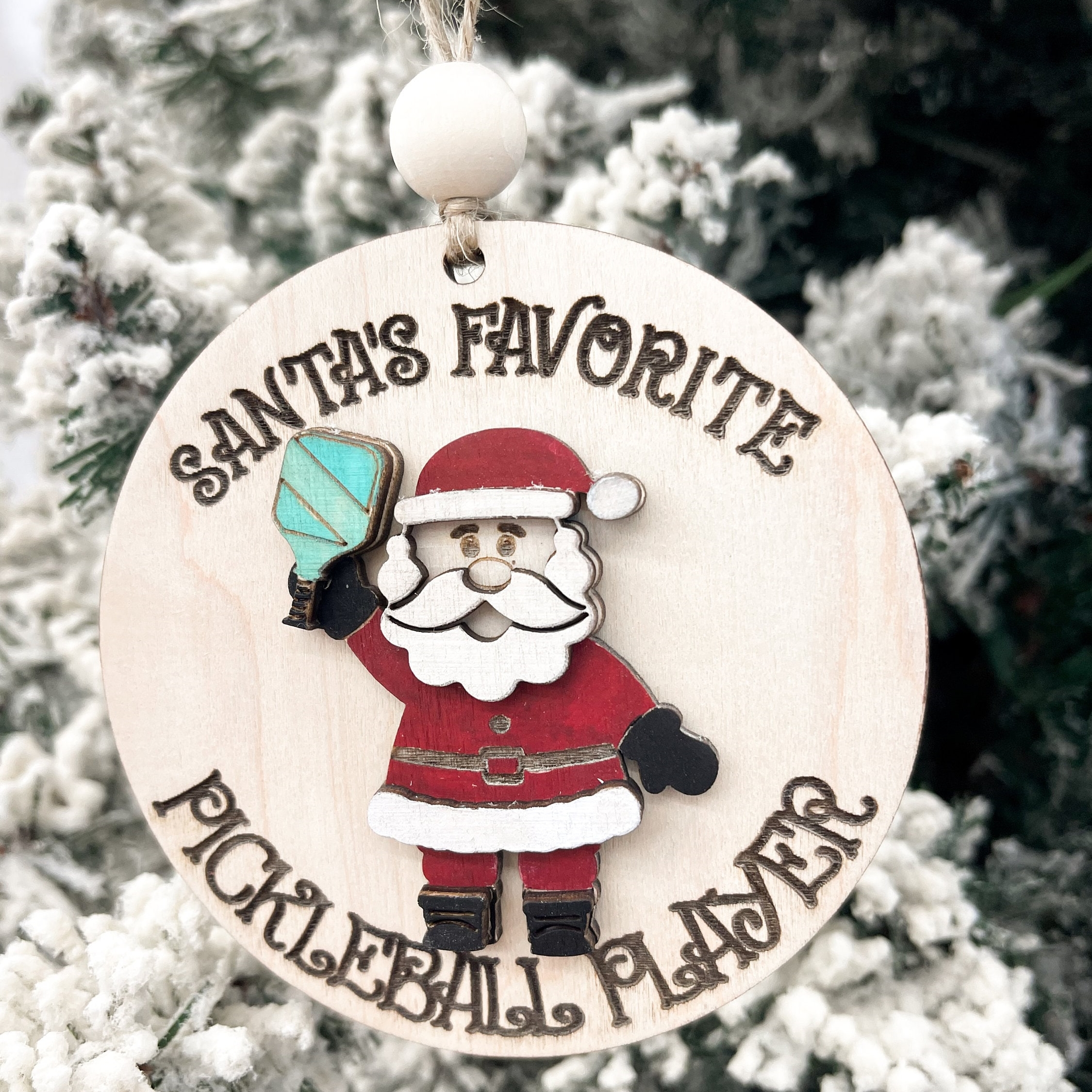 🤣Funny Cute Pickleball Ornament- Pickleball Christmas🎄
