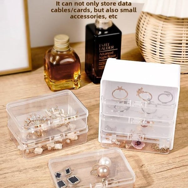 Cable Management Box Set | Hidden Charging & Tidy Desktops | Durable PP Storage for Home & Office