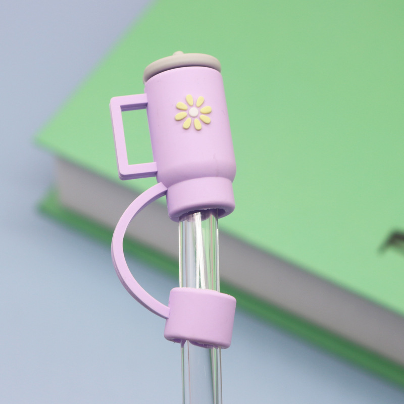 Silicone Mini Cup Straw Covers Cap