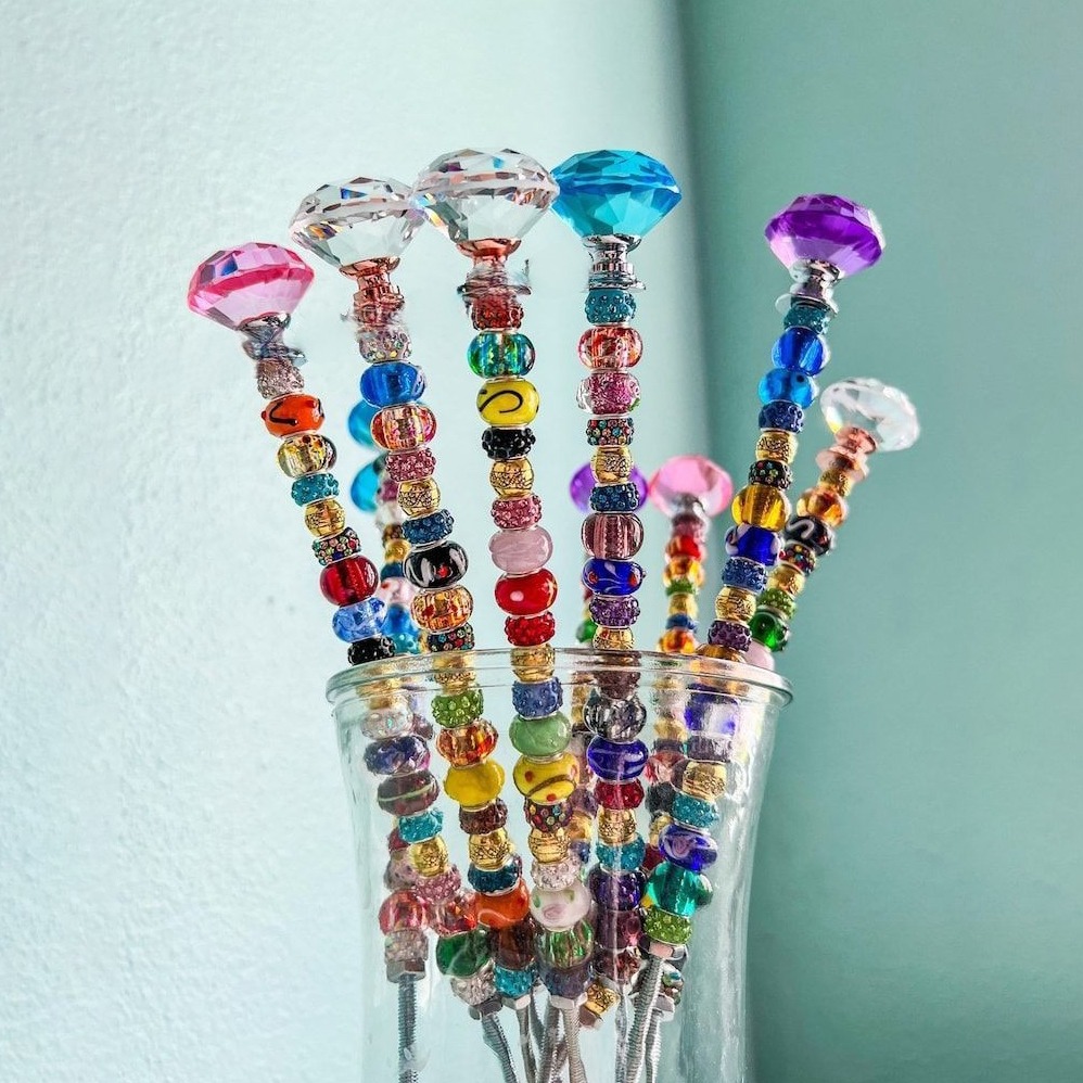💎NEW Suncatcher Plant🌈Garden Fairy Wand Decoration🌷