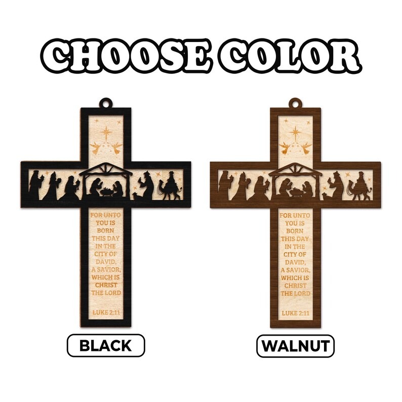 💖Christmas Nativity Cross Bible✨