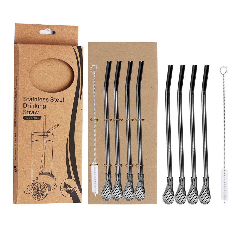 🔥Hot Sale —— Creative Metal Straw Filter Spoon🥄