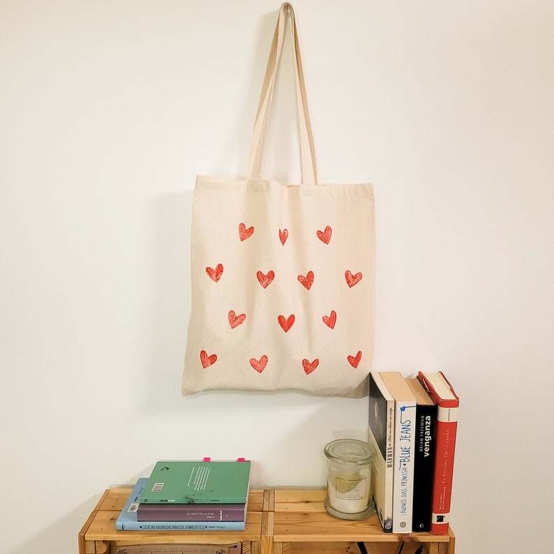 💗Red Heart Tote Bag✨