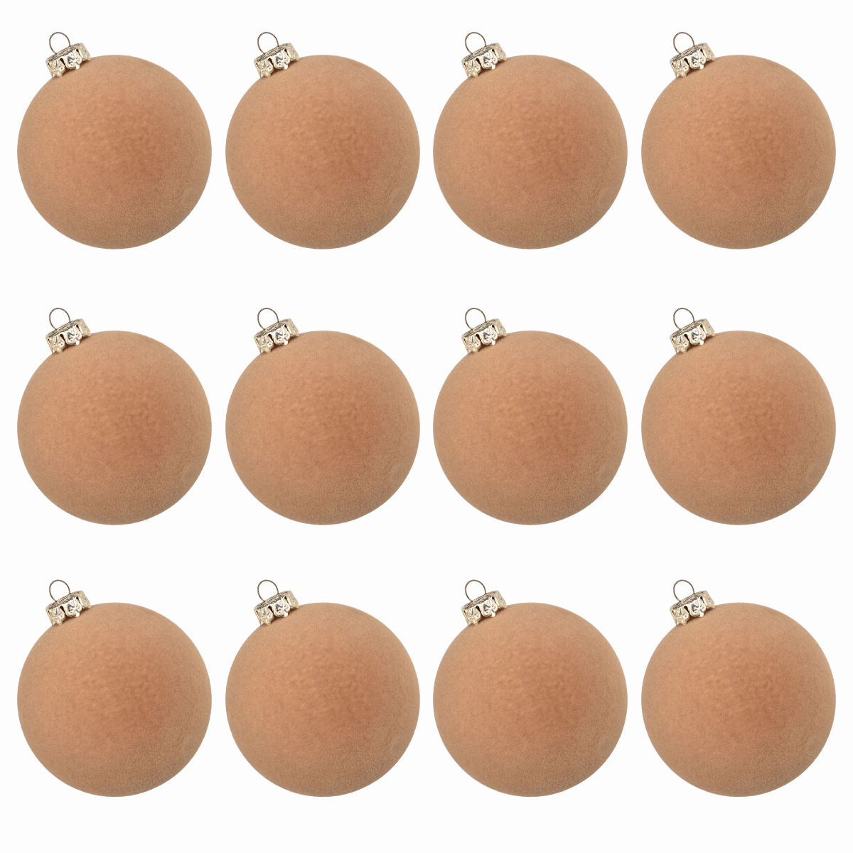 🎅Early Christmas 49%OFF - 12 PCS Flocking Velvet Christmas Balls