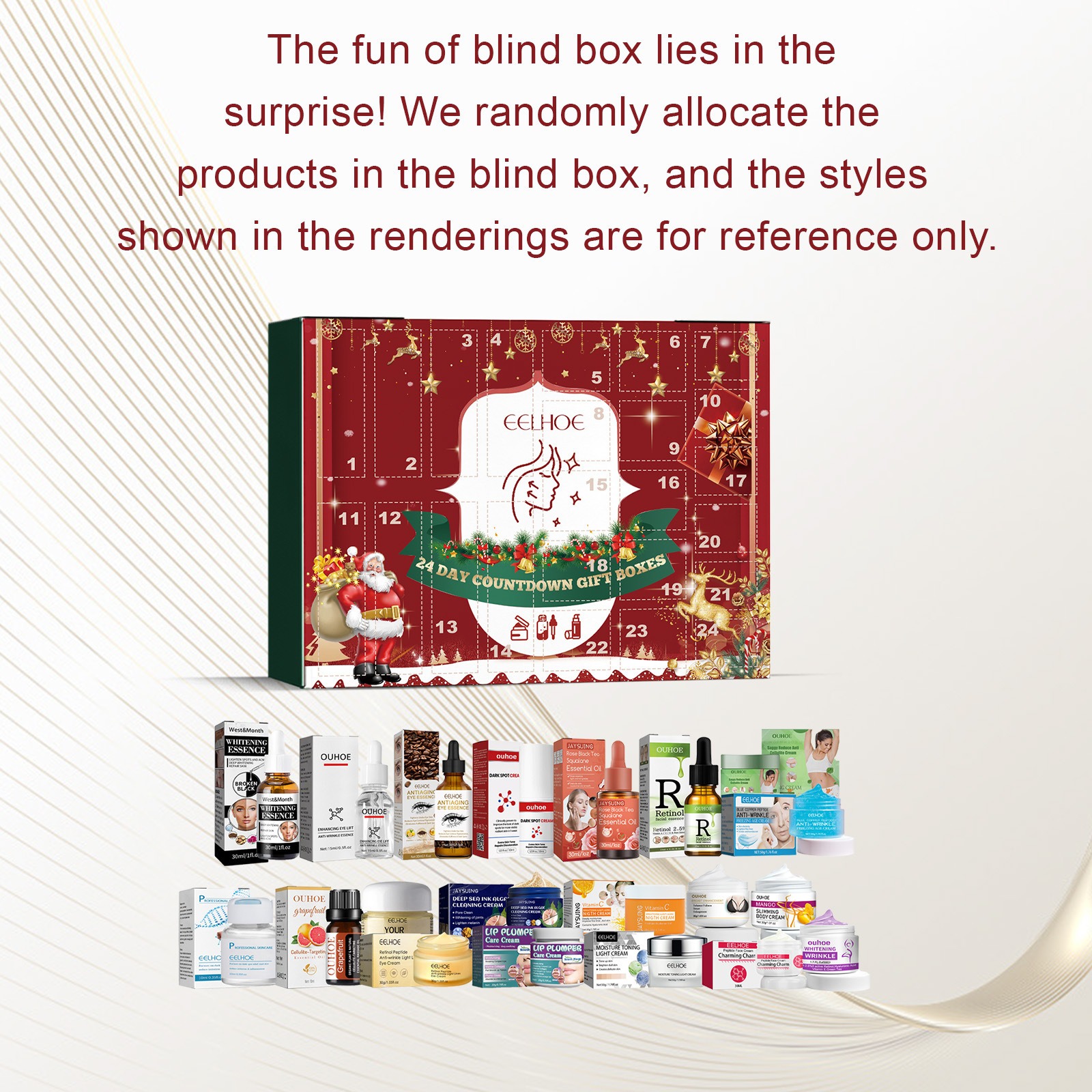 Last Day 70 OFF 2024 Personal Skin Care Makeup Advent Calendar