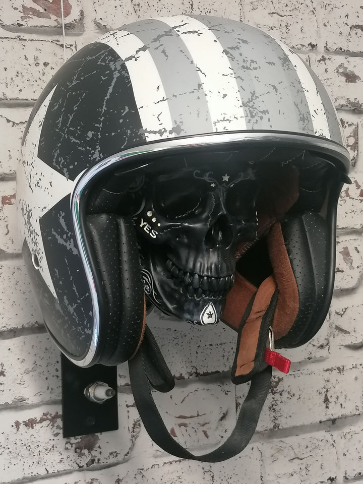 LAST DAY 70% OFF - 🏴‍☠️Motorcycle Helmet and Jacket Skull Holder