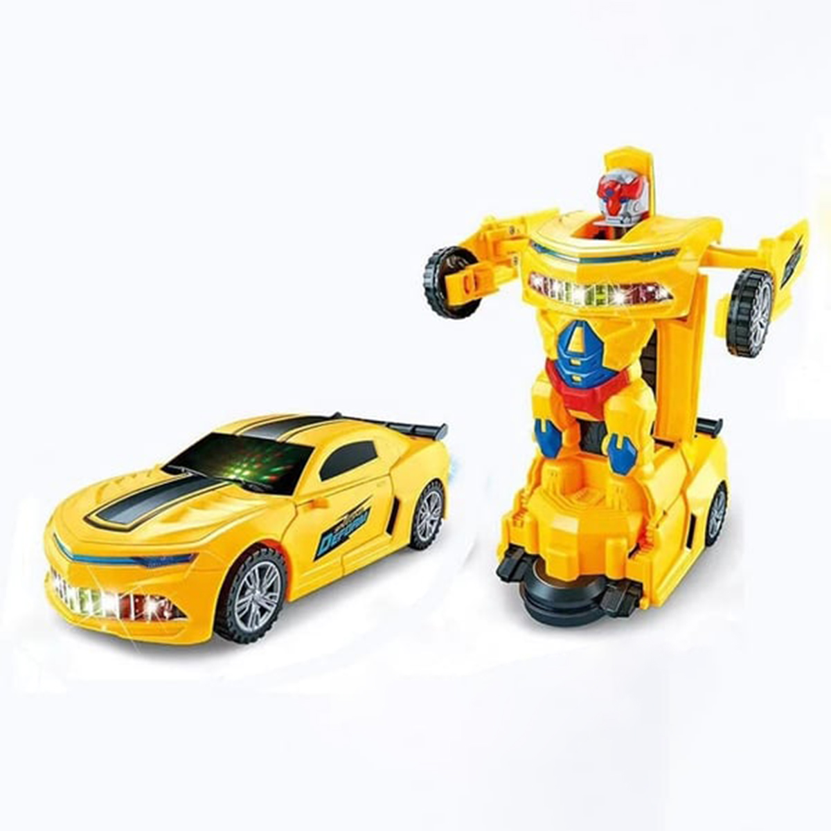 🚓Electric Universal Deformation Police Toy Car