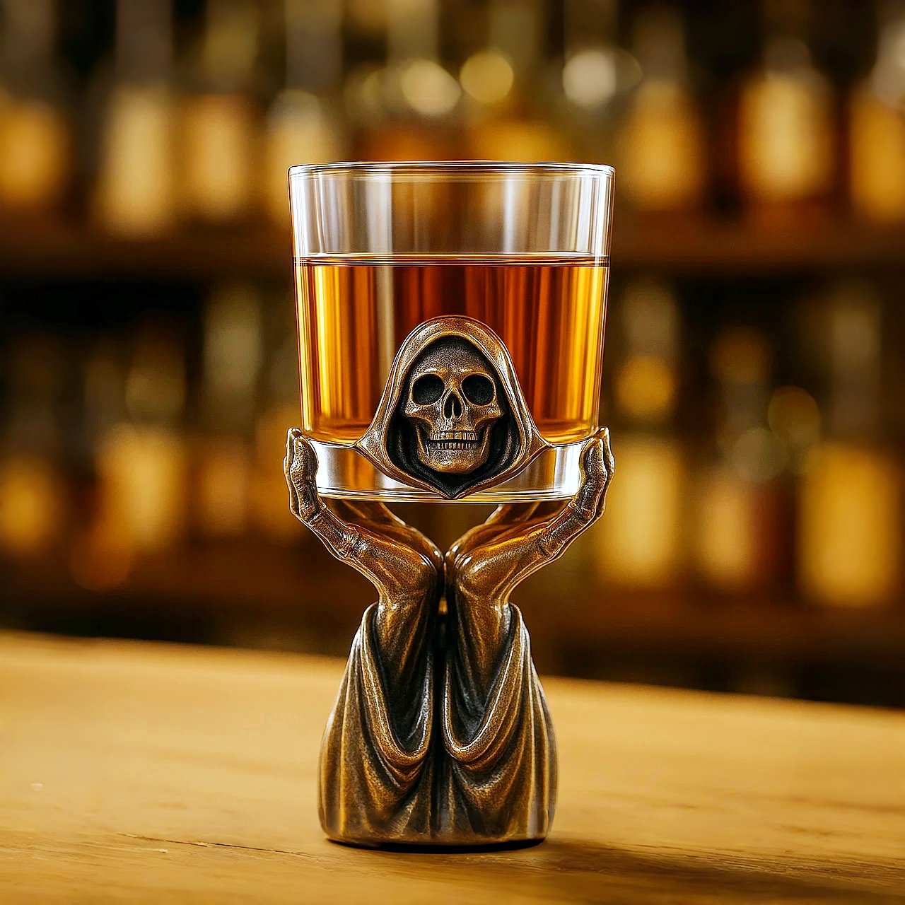 Grim Reaper Whiskey Holder Set