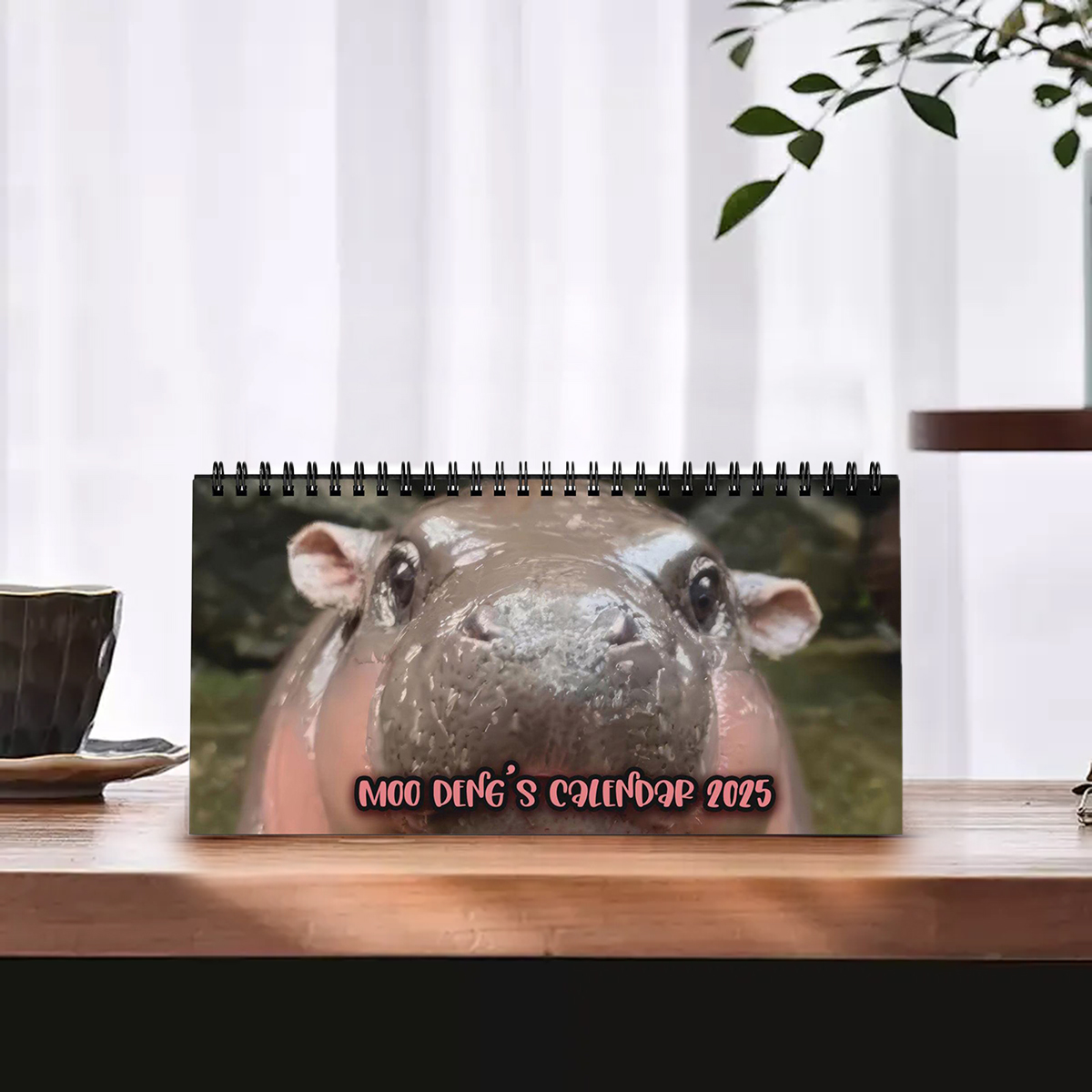 🦛Moo Deng Calendar | 2025 Desktop Calendar